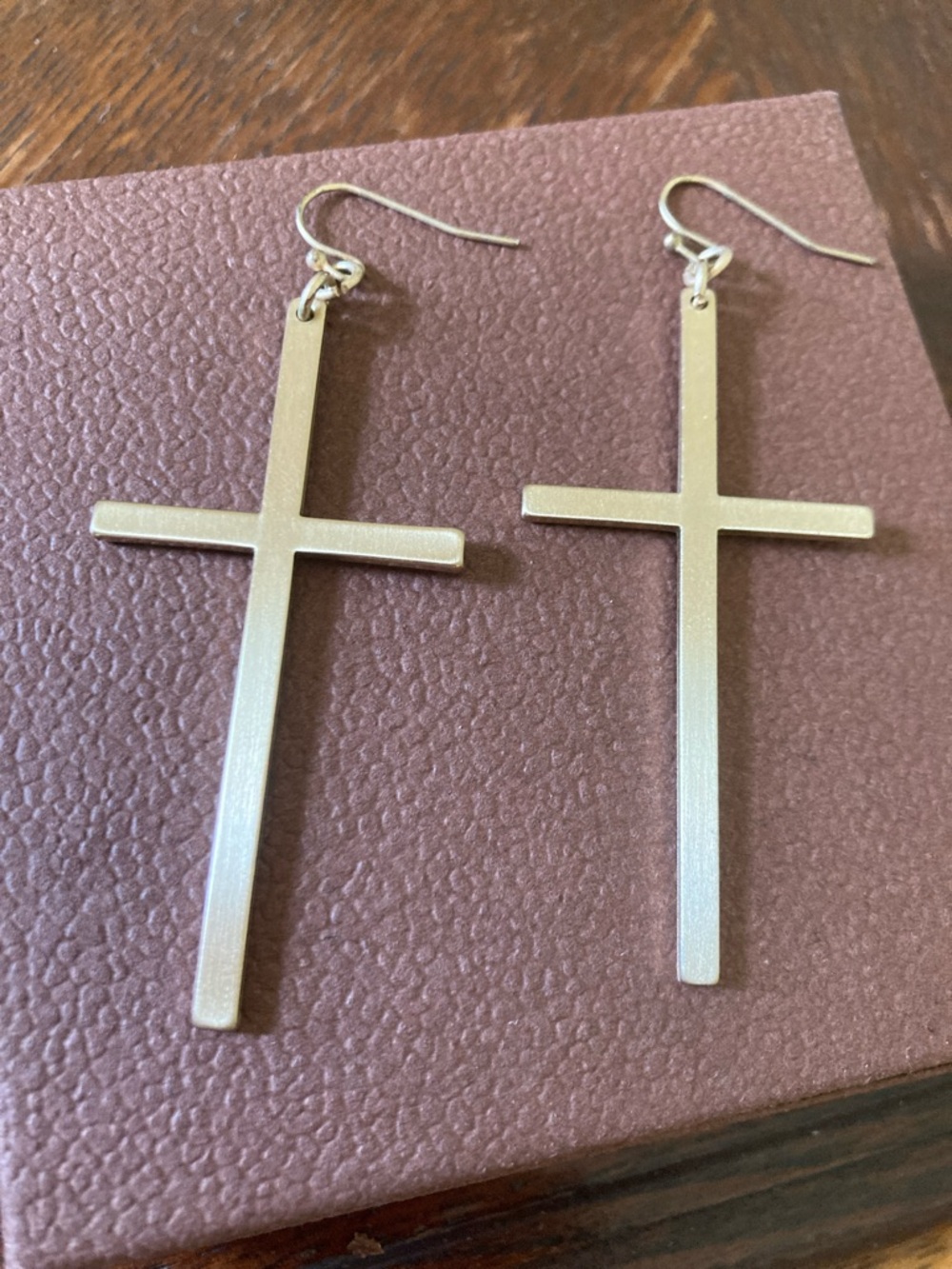 Cross earrings